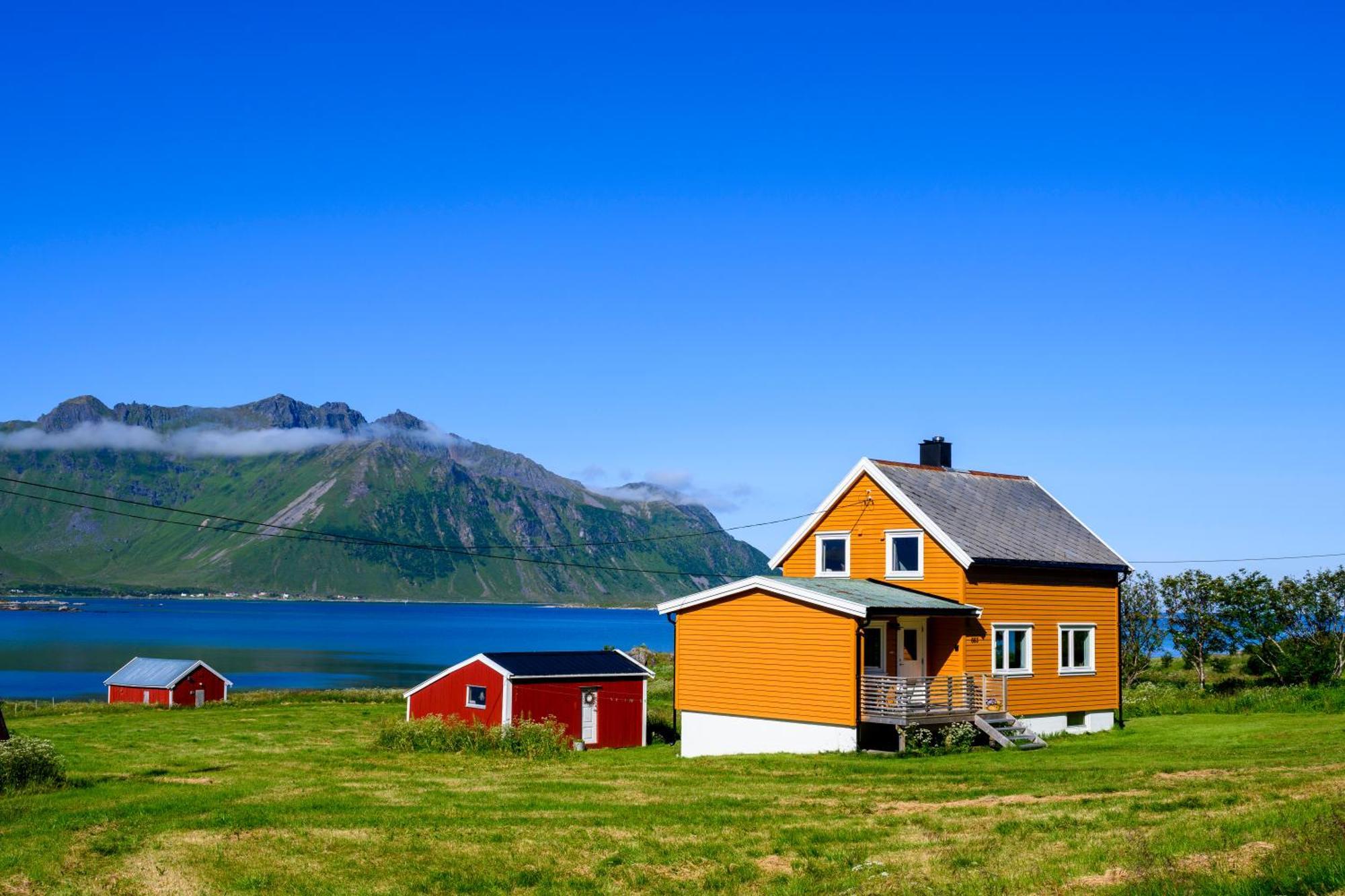 Lillevik Lofoten Gimsoy Buitenkant foto