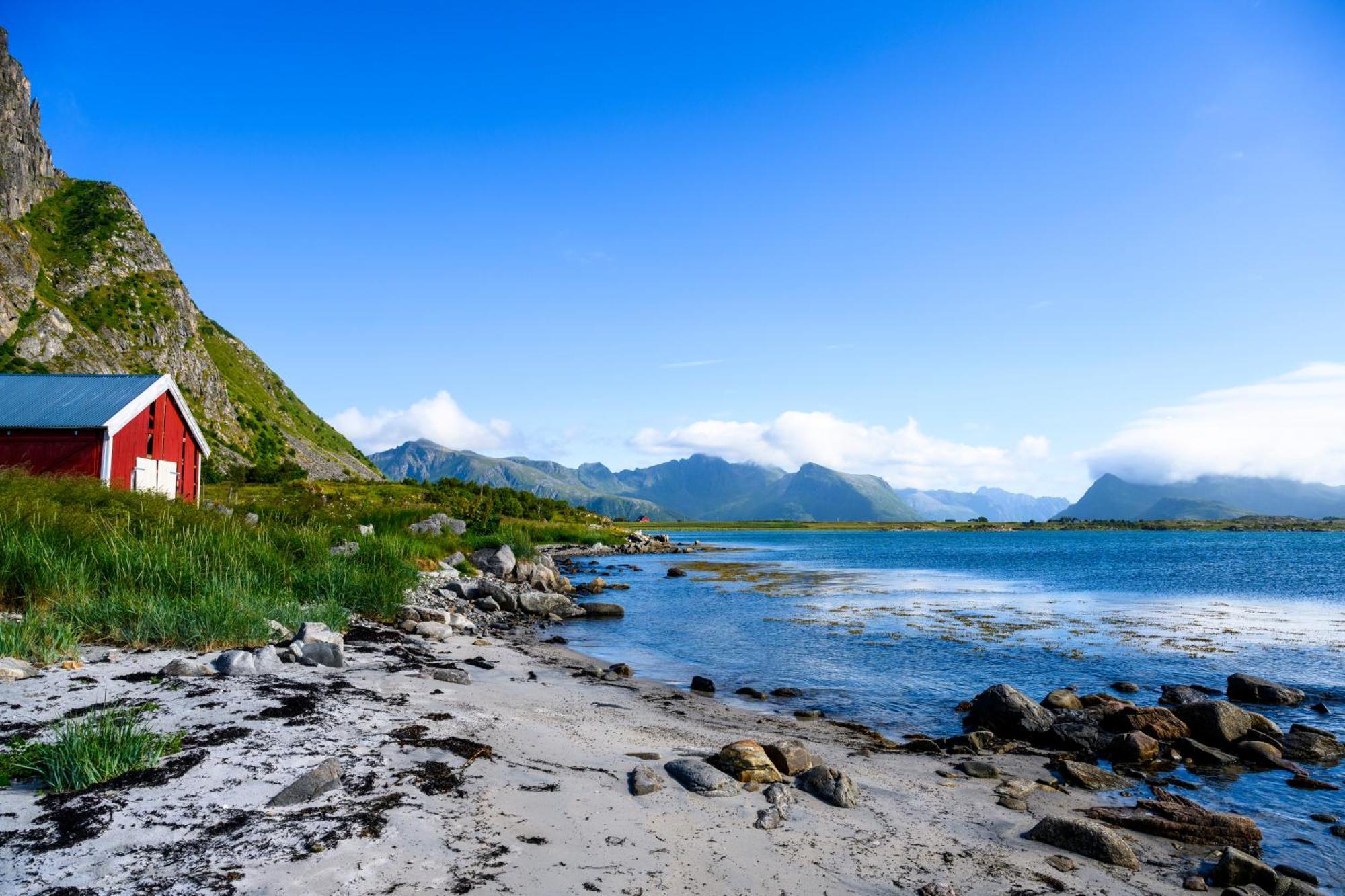 Lillevik Lofoten Gimsoy Buitenkant foto
