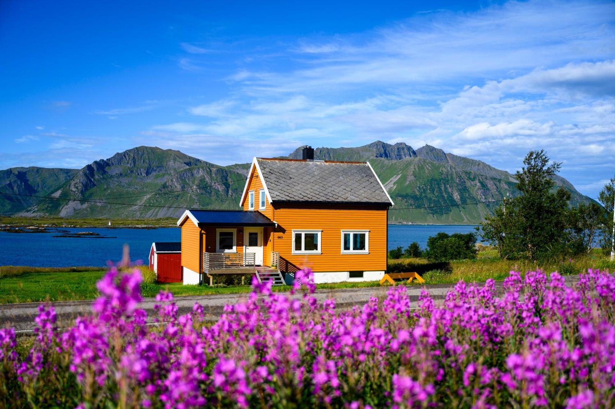 Lillevik Lofoten Gimsoy Buitenkant foto
